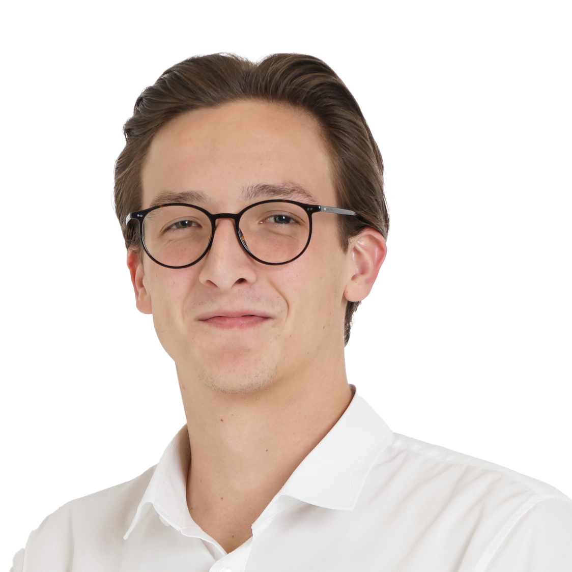 Portrait eines hali Vertriebsmitarbeiters vor weißem Hintergrund.