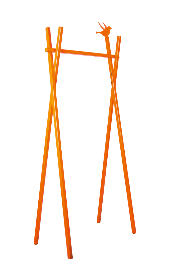 Produktbild Freisteller Garderobe Bird der Marke Adeco in orange.