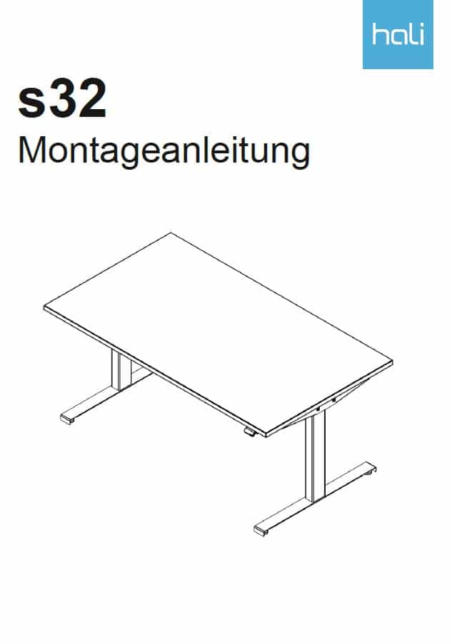 Montageanleitung Sitz-Steh-Tisch s32